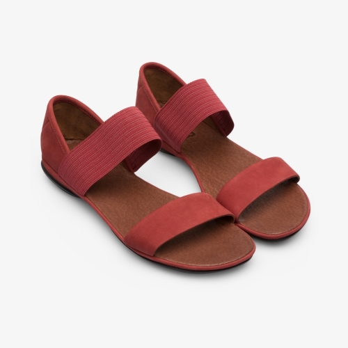 Camper Right Womens Sandals US-68337 Red Clearance